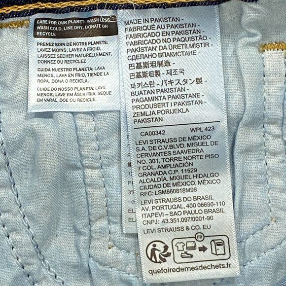 Levi's 720 Jeans Womens 27 x 30 High Rise Super Skinny Medium Wash Stretch Denim - Picture 11 of 15